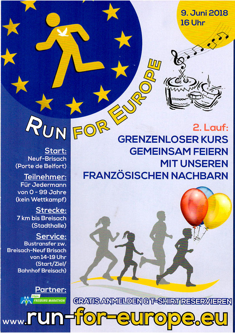 Run For Europe Juni Breisach