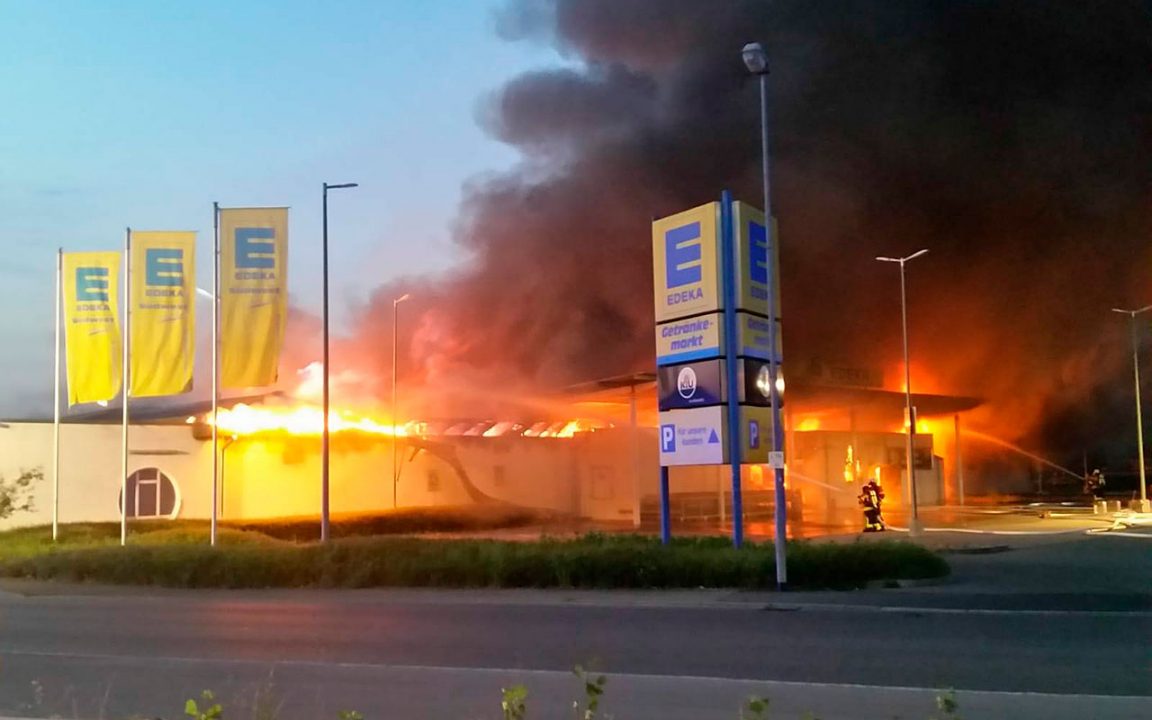 Brand Edeka Breisach