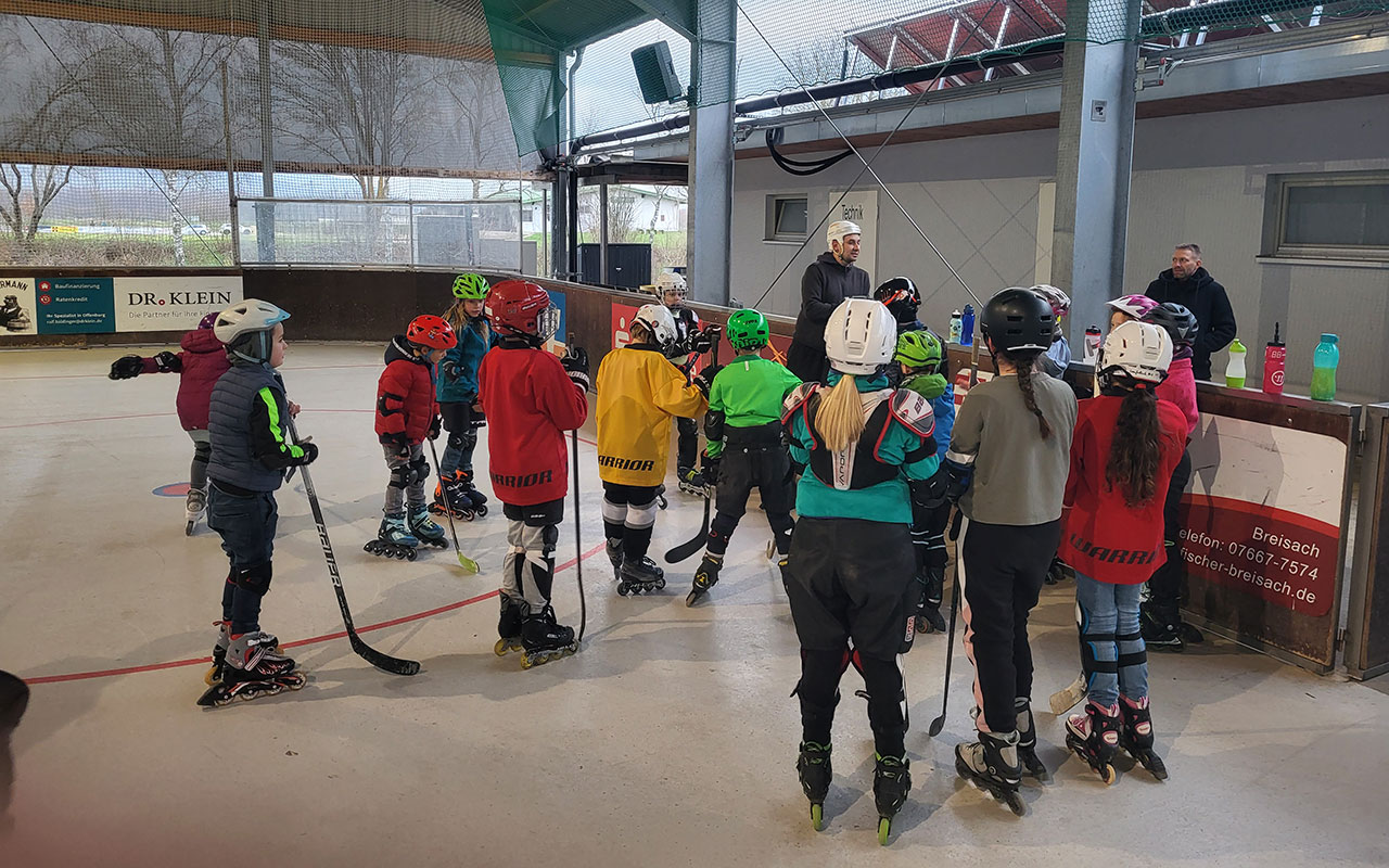Laufschule Kinder Inline Hockey Merdingen
